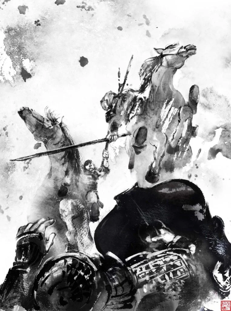 Les illustrations à l’encre par Jungshan Ink