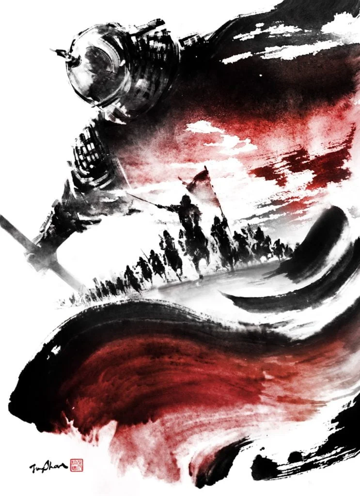 Les illustrations à l’encre par Jungshan Ink