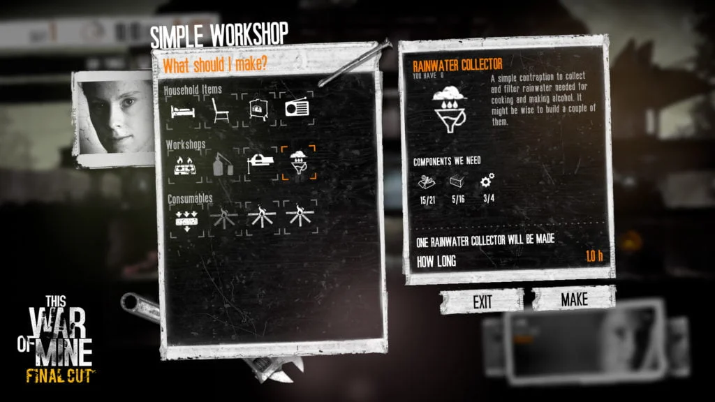 Les concept arts de This War of Mine par 11 Bit Studios