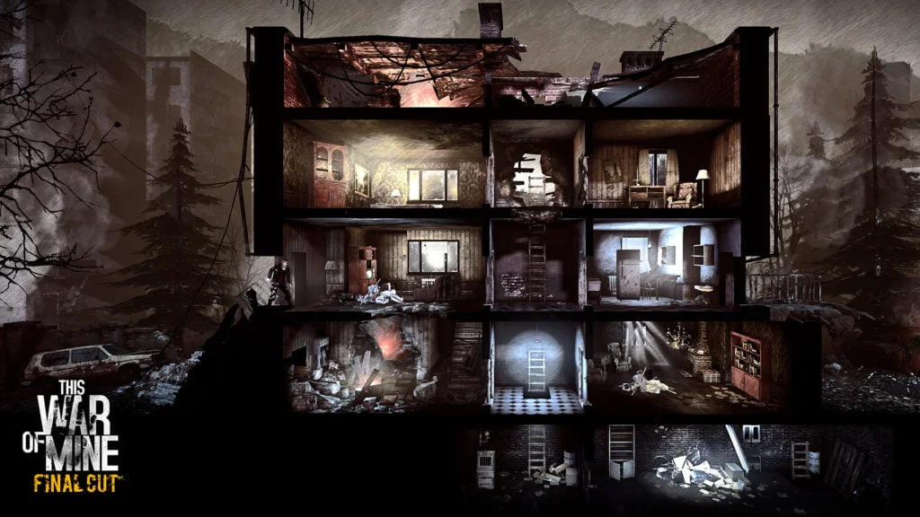 Les concept arts de This War of Mine par 11 Bit Studios