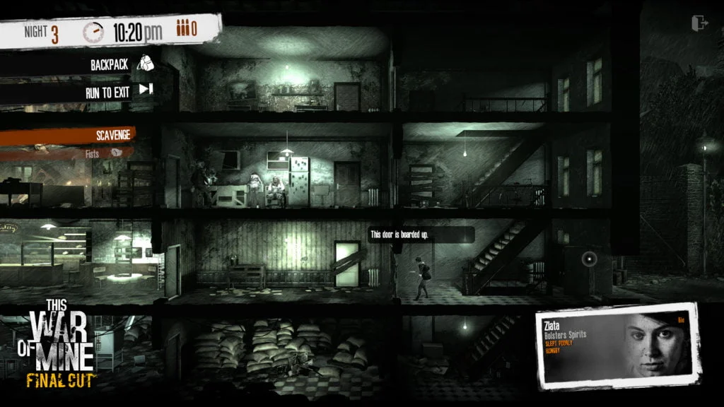 Les concept arts de This War of Mine par 11 Bit Studios