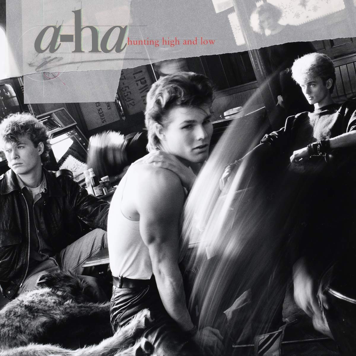 Pochette de l’album Hunting High and Low d’a-ha, sorti en 1985