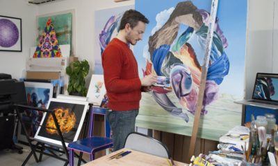 James Roper – James Roper peinture abstraite colorée