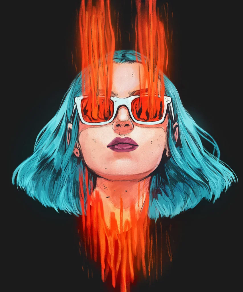 Les électrisantes illustrations par Bruno Ferreira