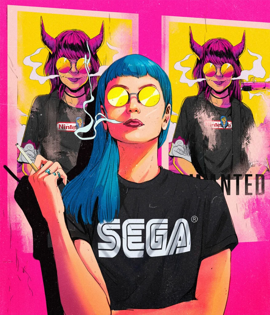 Les électrisantes illustrations par Bruno Ferreira