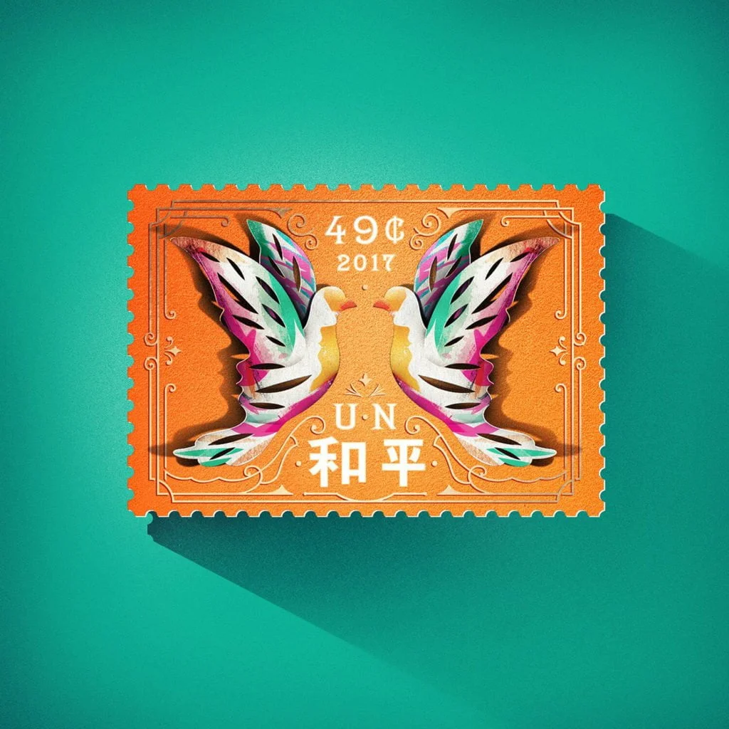 Les timbres de paix par Stranger & Strangers