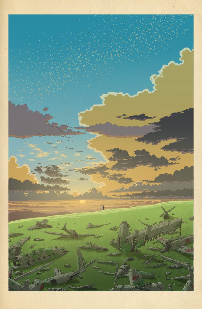 L’hommage aux décors d’Hayao Miyazaki par Bill Mudron