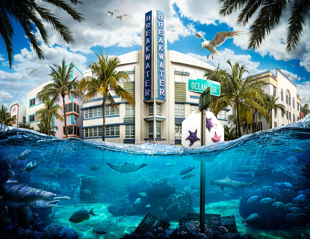 Floating World, un projet en cours explorant les impacts du changement climatique sur la planète et les problèmes de l'élévation du niveau de la mer dans les villes côtières du monde entier. Nick Pedersen