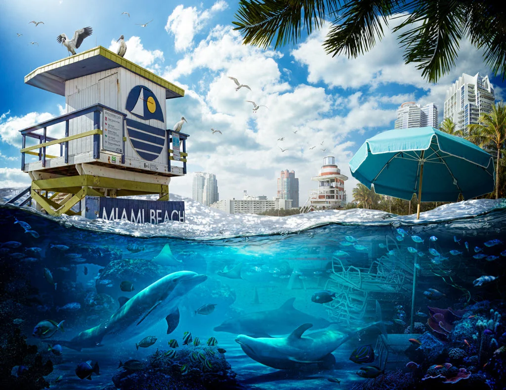 Floating World, un projet en cours explorant les impacts du changement climatique sur la planète et les problèmes de l'élévation du niveau de la mer dans les villes côtières du monde entier. Nick Pedersen