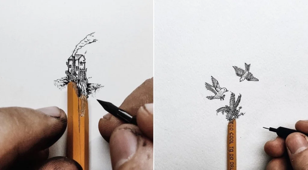 Les illustrations miniatures par Christian Watson