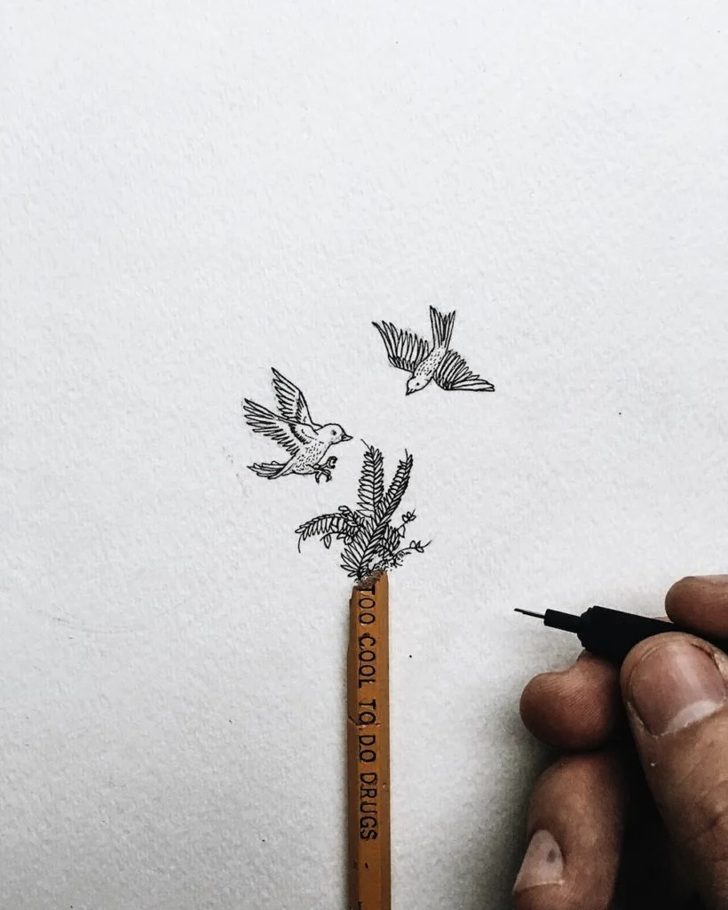 Les illustrations miniatures par Christian Watson