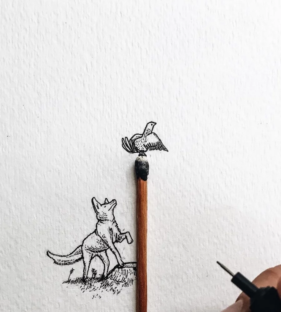 Les illustrations miniatures par Christian Watson