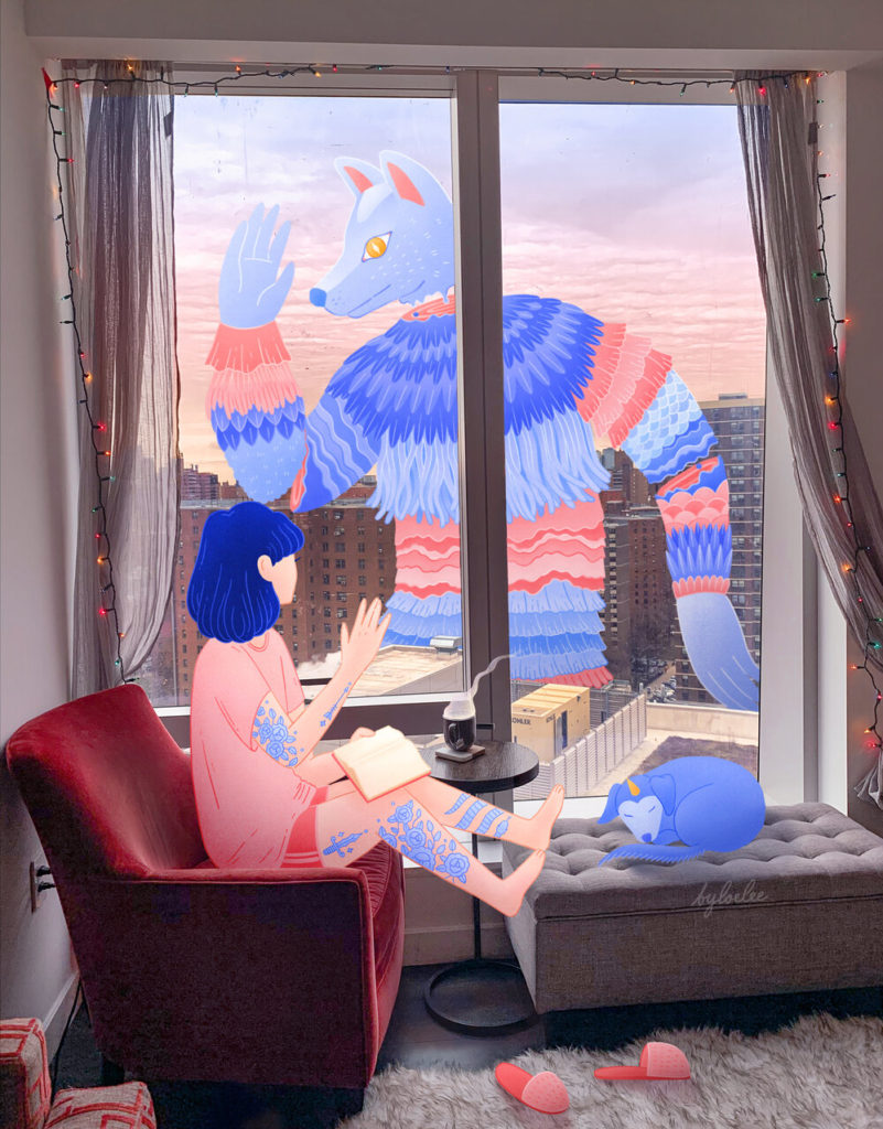 Les illustrations apaisantes par Loe Lee