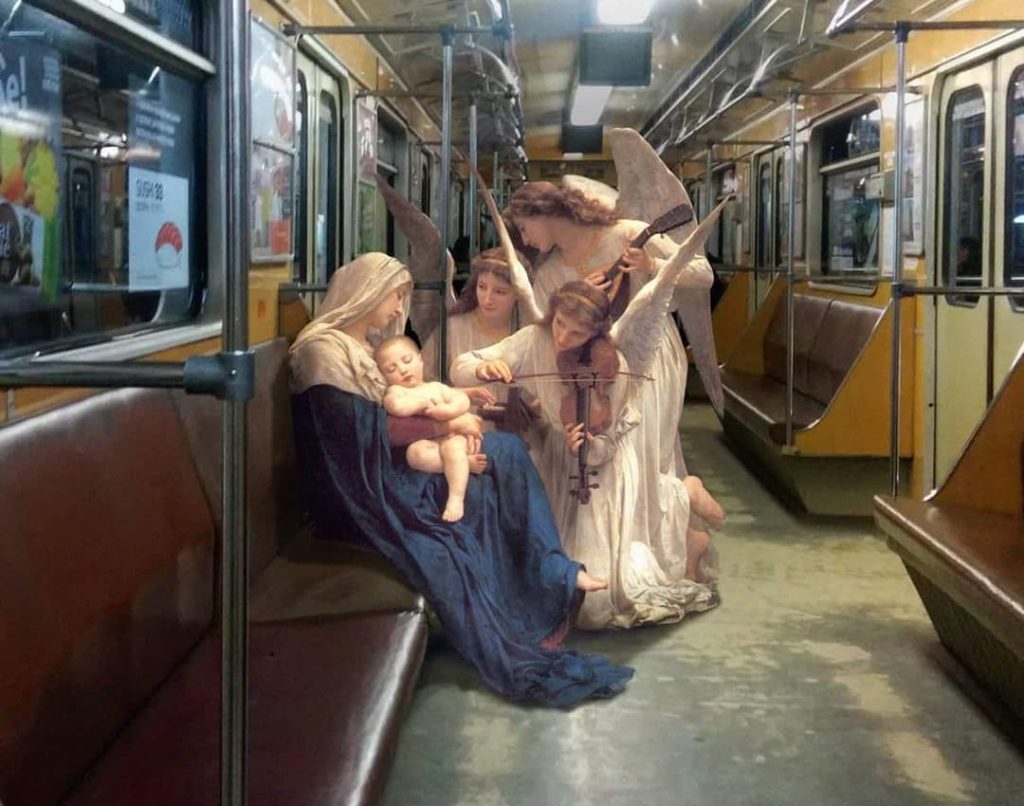 La peinture classique dans le quotidien par Alexey Kondakov