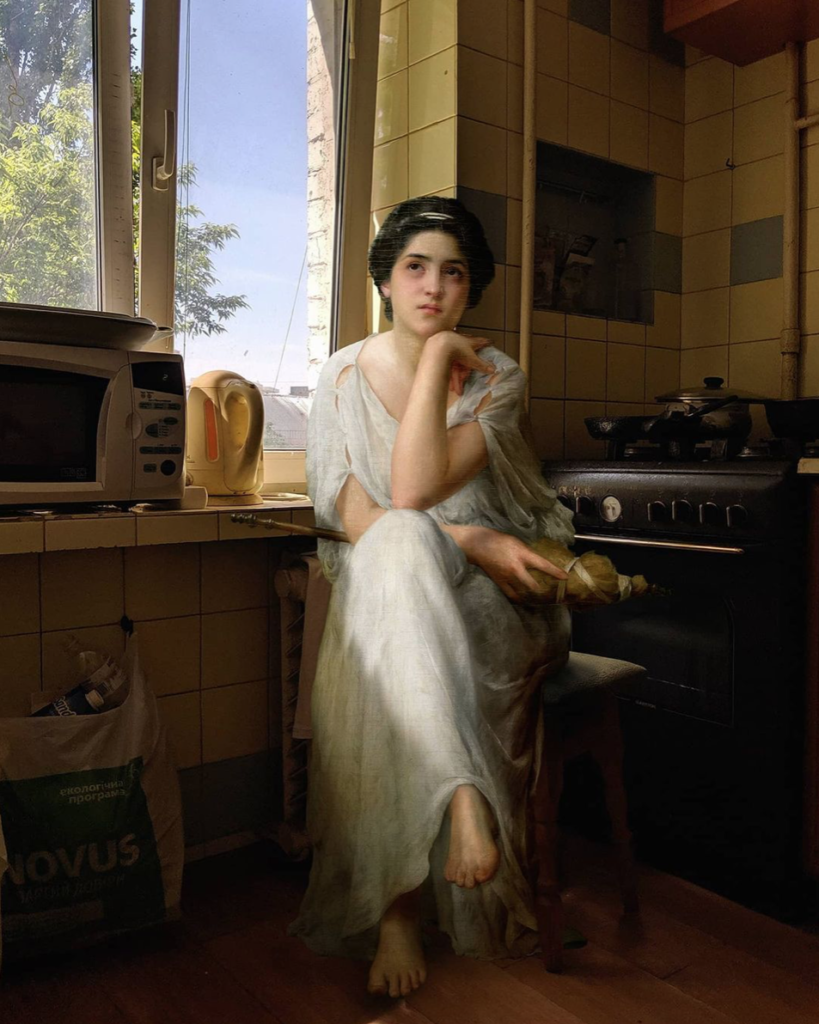 La peinture classique dans le quotidien par Alexey Kondakov