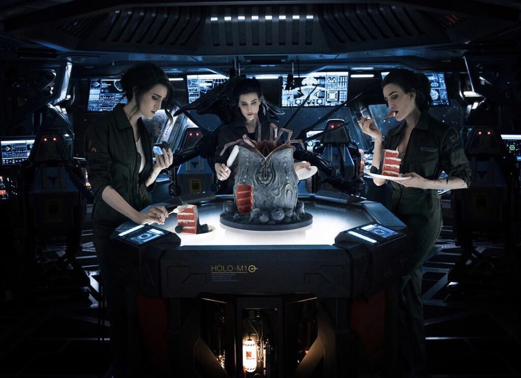 Gâteau Alien Ripley