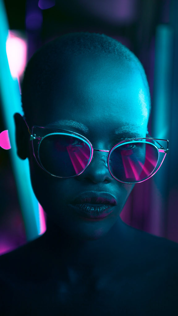 Les portraits lumineux par Mathew Guido