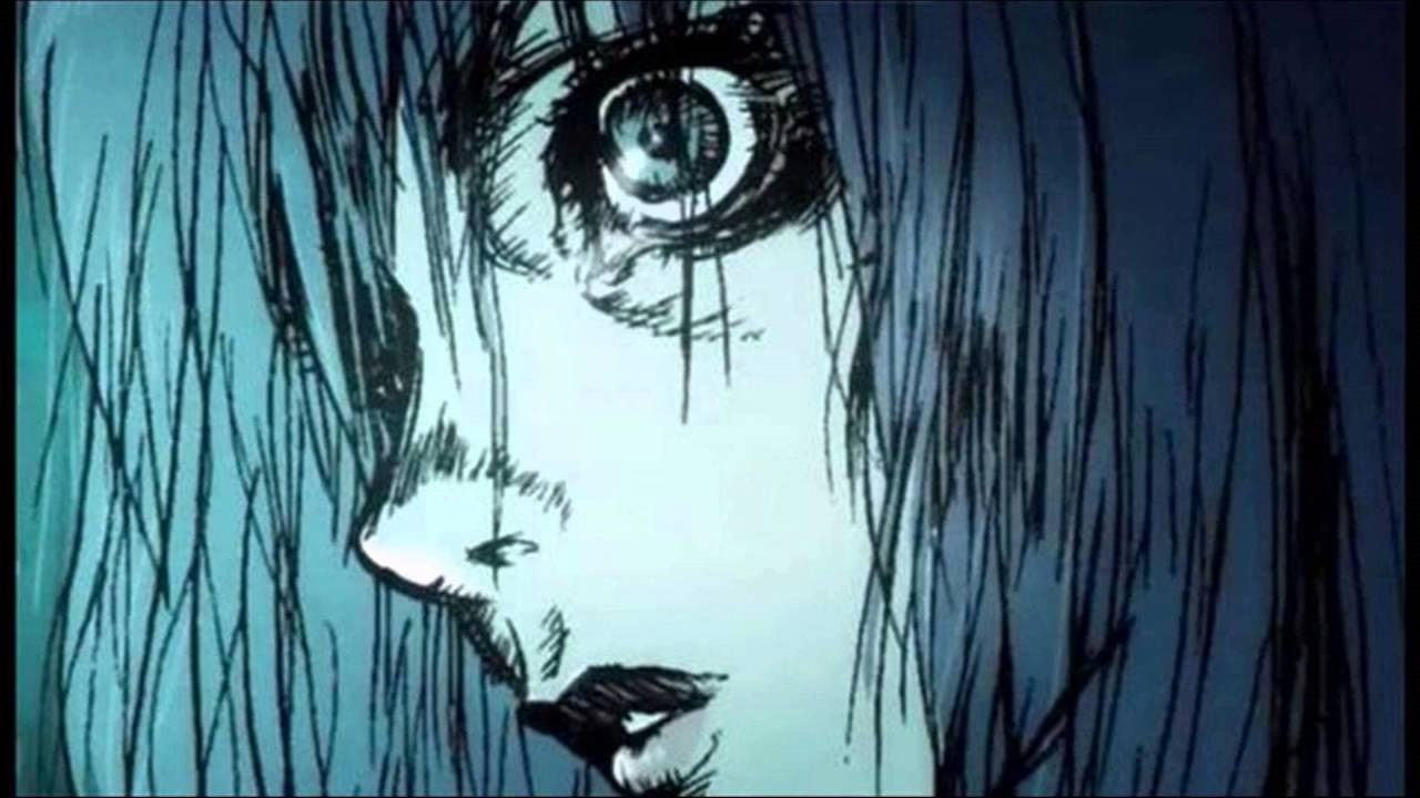 Gros plan dessiné dans le clip Breaking the Habit de Linkin Park