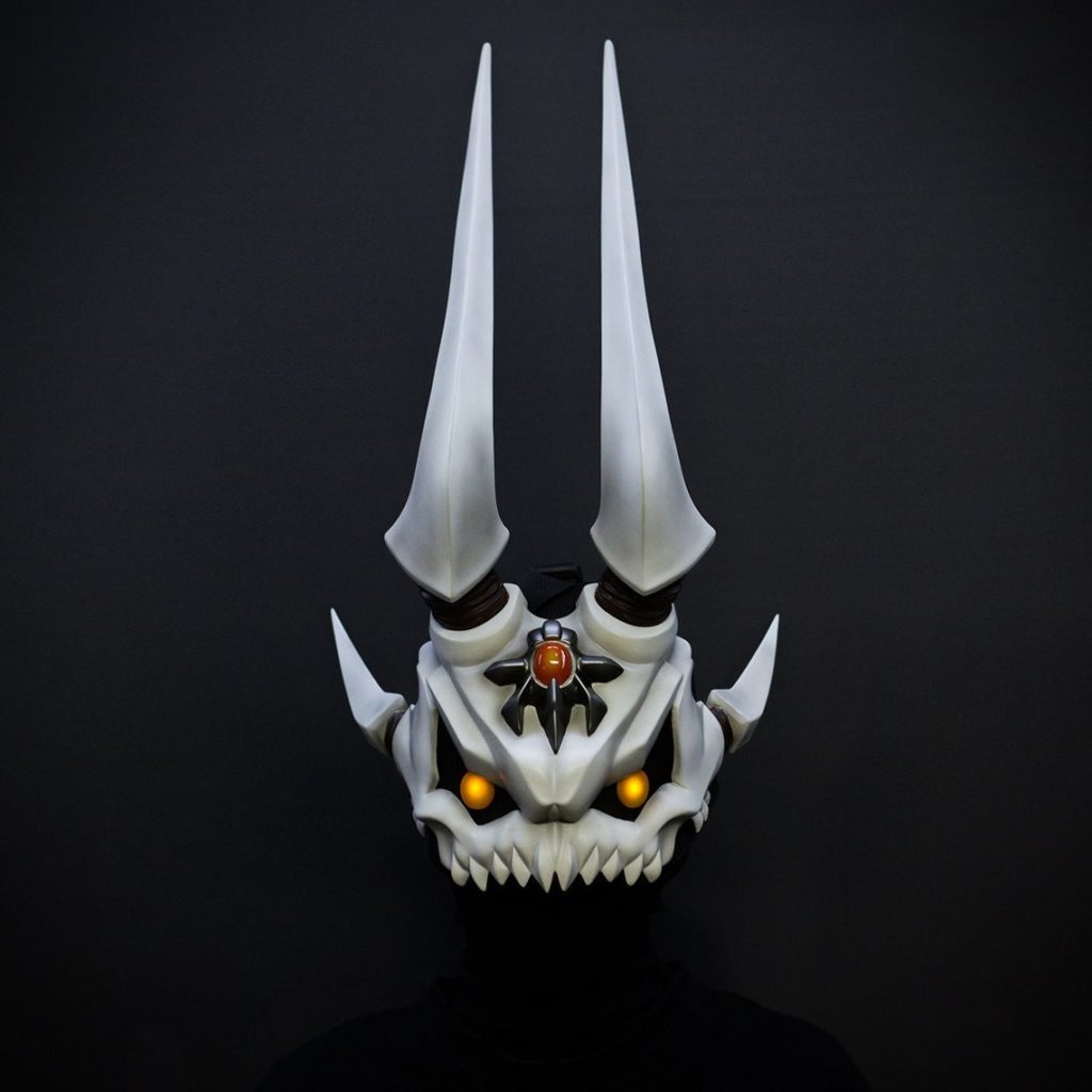Masque de jeu Shadow Ganon, inspiré du jeu vidéo Legends of Zelda: Breath of Wild atomic dragon props
