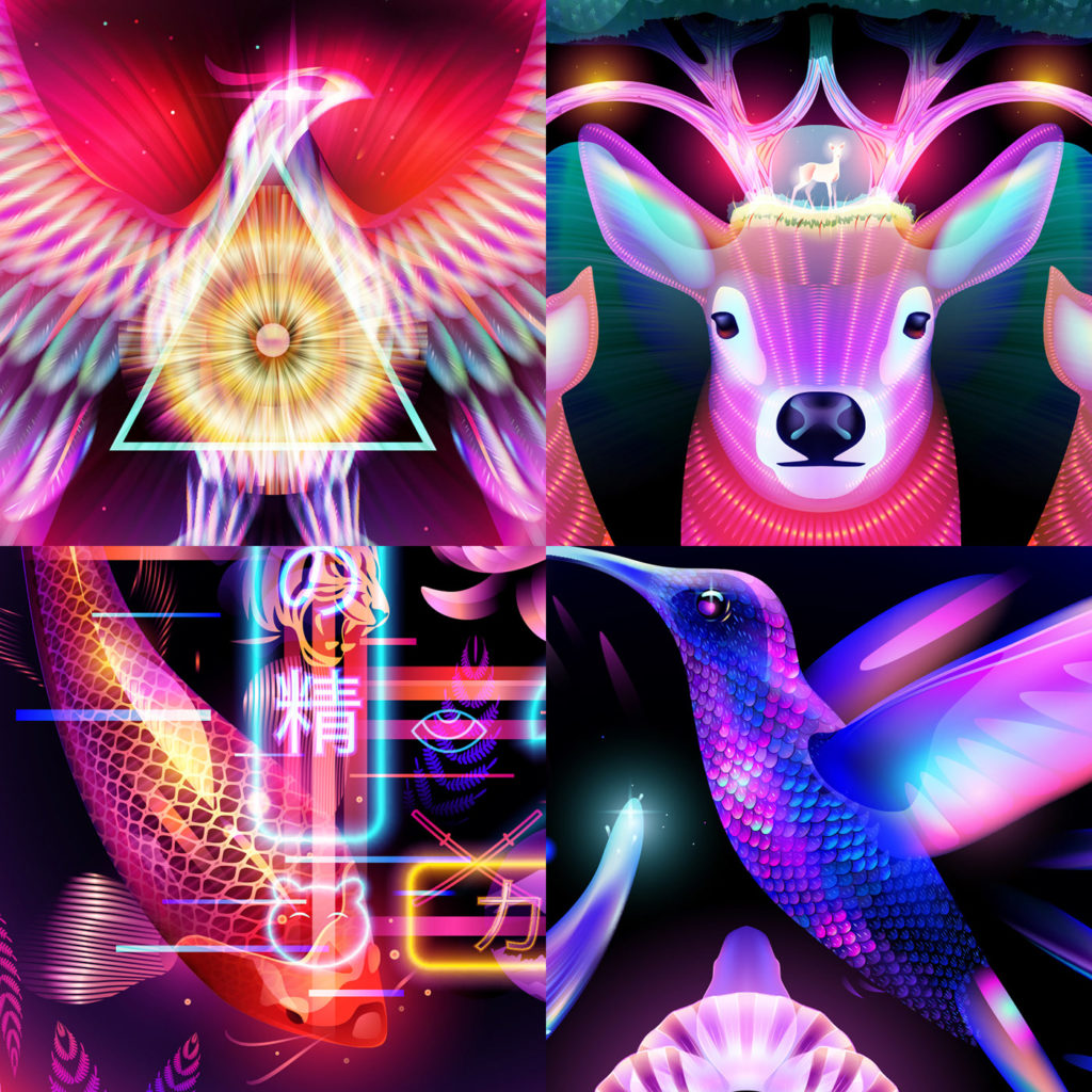 La série Fantasy Light Circles par Ilya Shapko