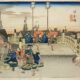 Nihonbashi à Edo au début du Tōkaidō par Utagawa Hiroshige